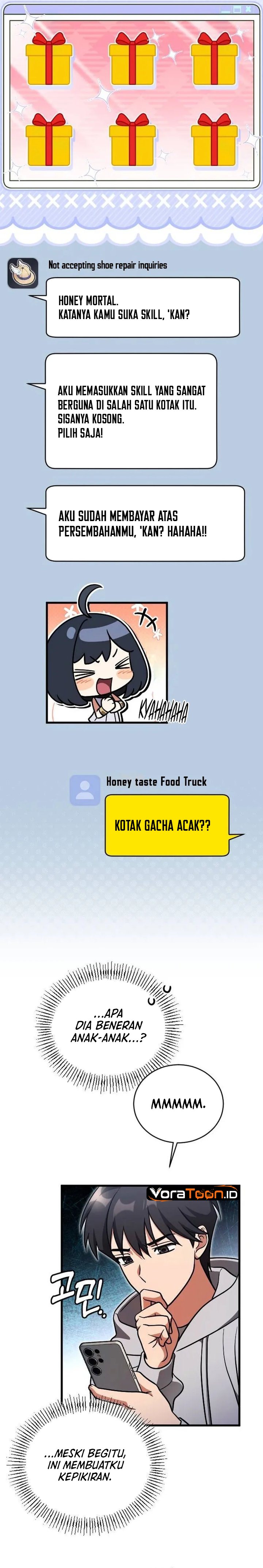 Baca Offering Kimchi Cup Noodles to the Gods’ Group Chat Chapter 5 Bahasa Indonesia page 62