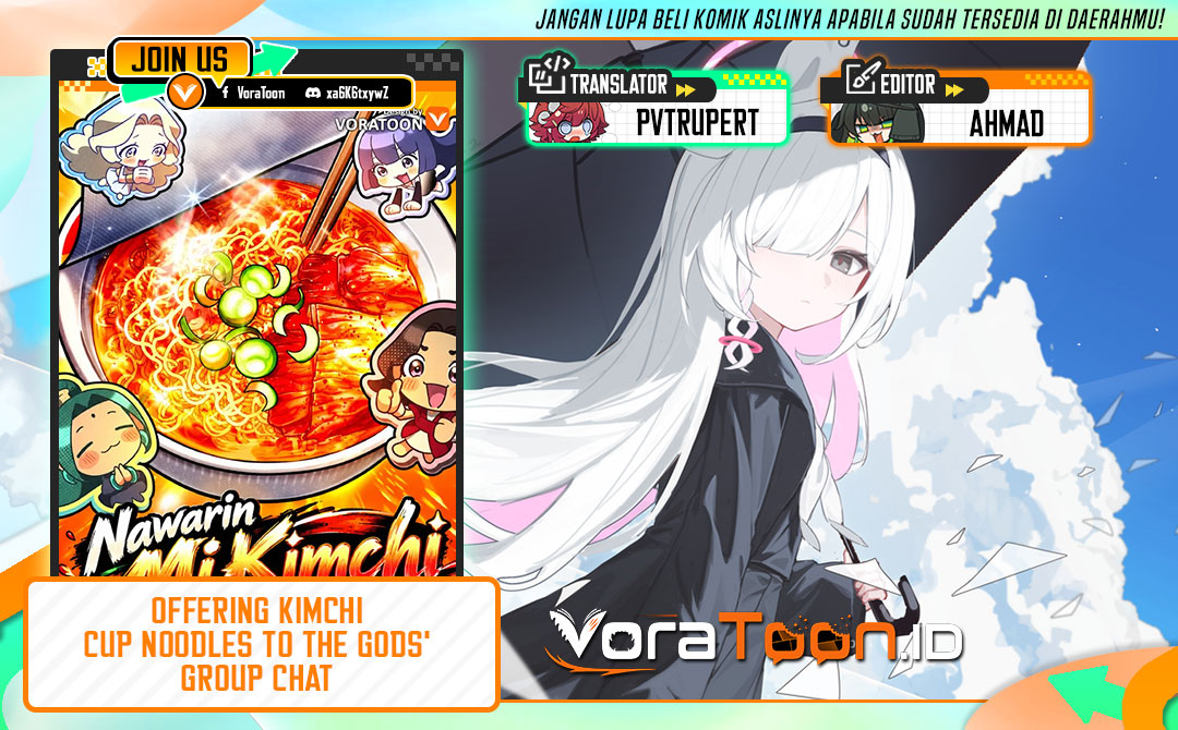 Baca Offering Kimchi Cup Noodles to the Gods’ Group Chat Chapter 6 Bahasa Indonesia page 6