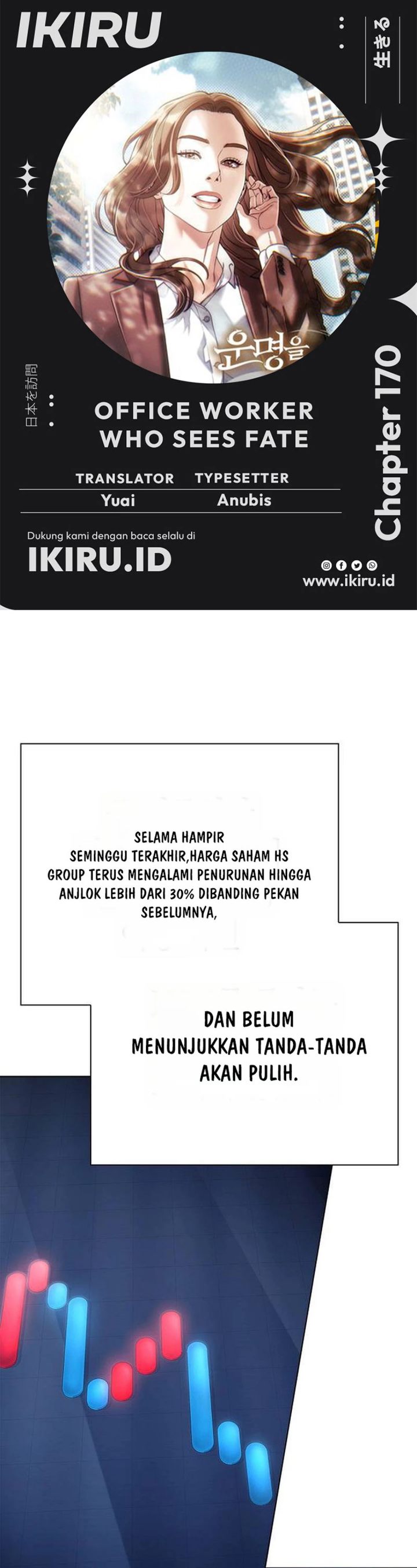 Baca Office Worker Who Sees Fate - Chapter 170 halaman 1