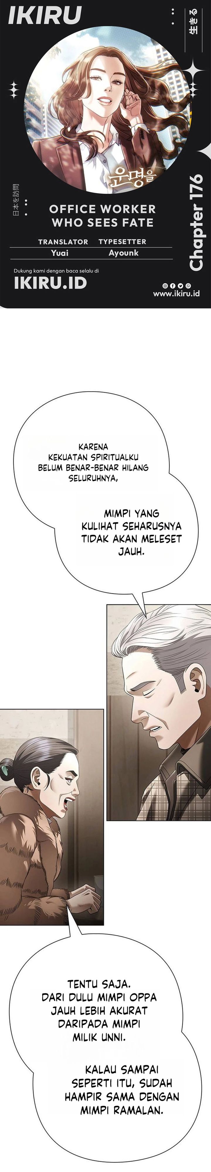 Baca Office Worker Who Sees Fate - Chapter 176 halaman 1