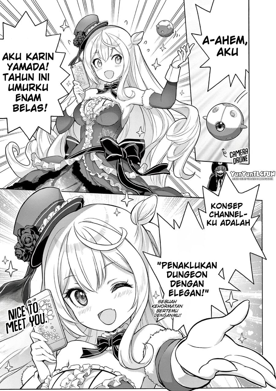 Baca Ojousama-kei Teihen Dungeon Haishinsha, Meiwaku-kei o Bokottara Bazutte Densetsu ni Nattemasu wa!? - Chapter 1 halaman 10