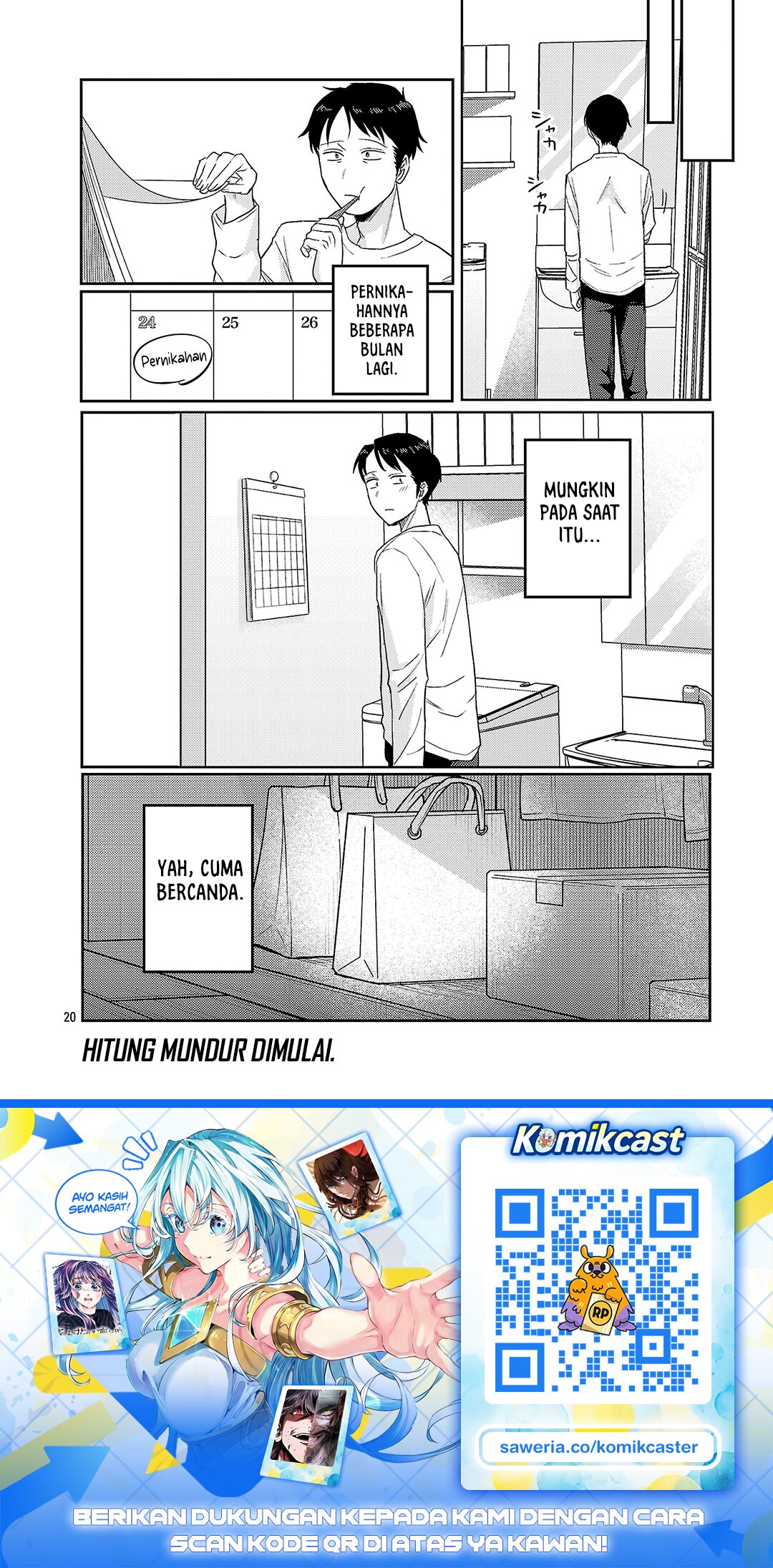 Baca Okaeri, Papa Chapter 38 Bahasa Indonesia page 46