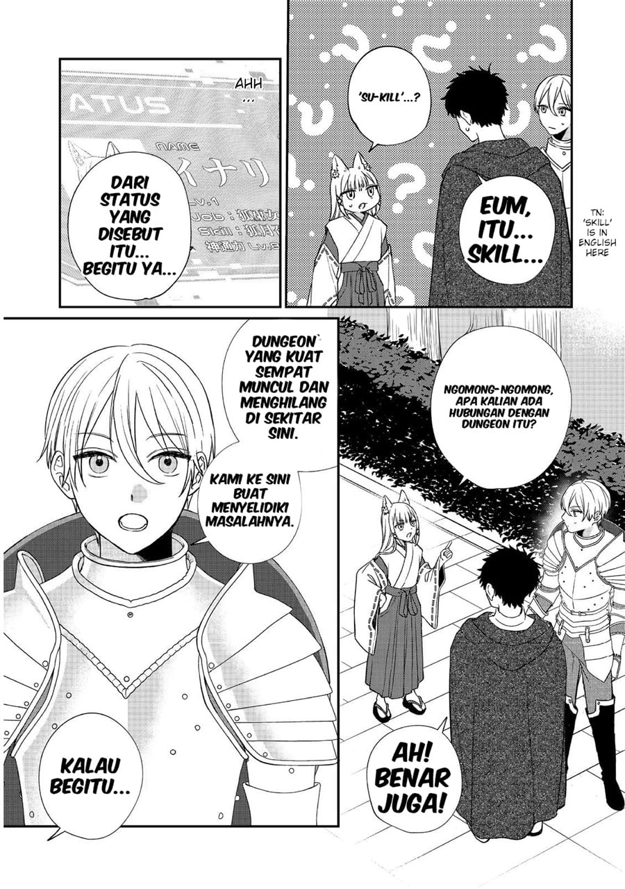 Baca Okitsune-sama ni Onegai! ~Haison ni Nokotteta Kami-sama ga Fantasy-ka Shita Gendaishakai ni Hourikomaretara Saikyou Datta~ - Chapter 1.1 halaman 3