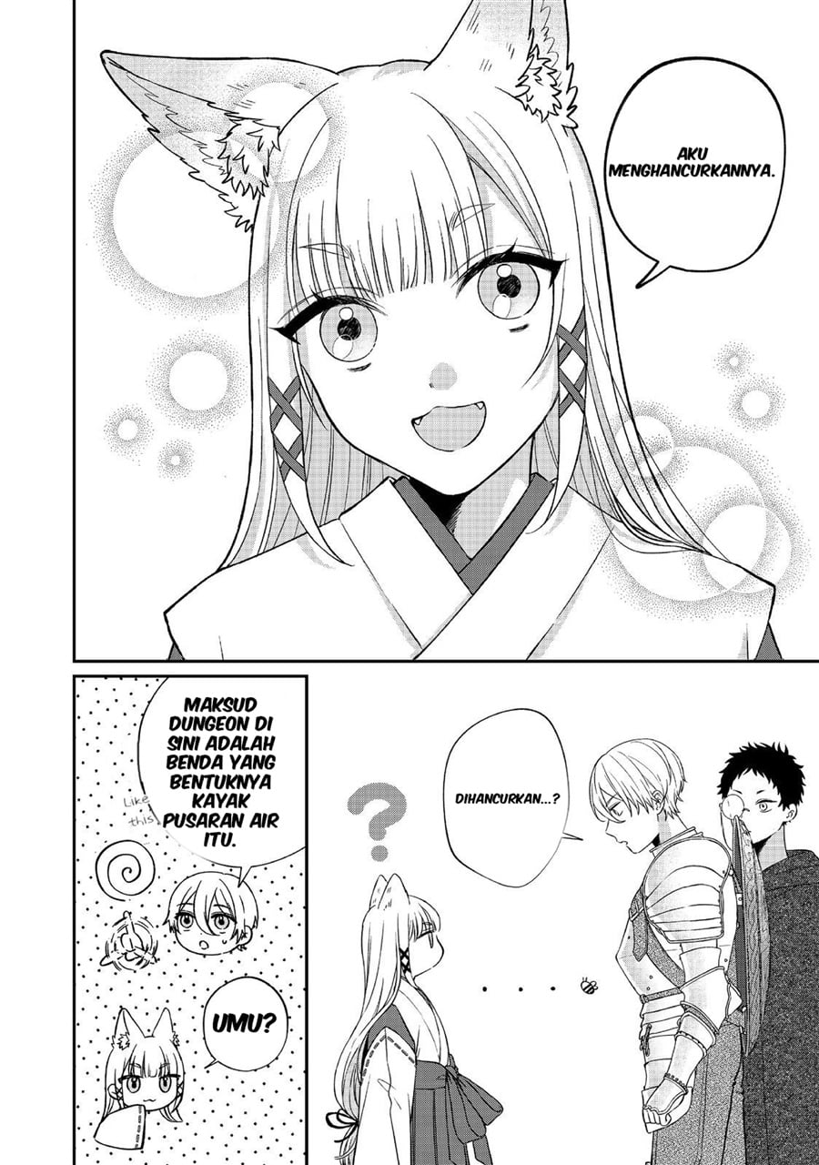 Baca Okitsune-sama ni Onegai! ~Haison ni Nokotteta Kami-sama ga Fantasy-ka Shita Gendaishakai ni Hourikomaretara Saikyou Datta~ - Chapter 1.1 halaman 4