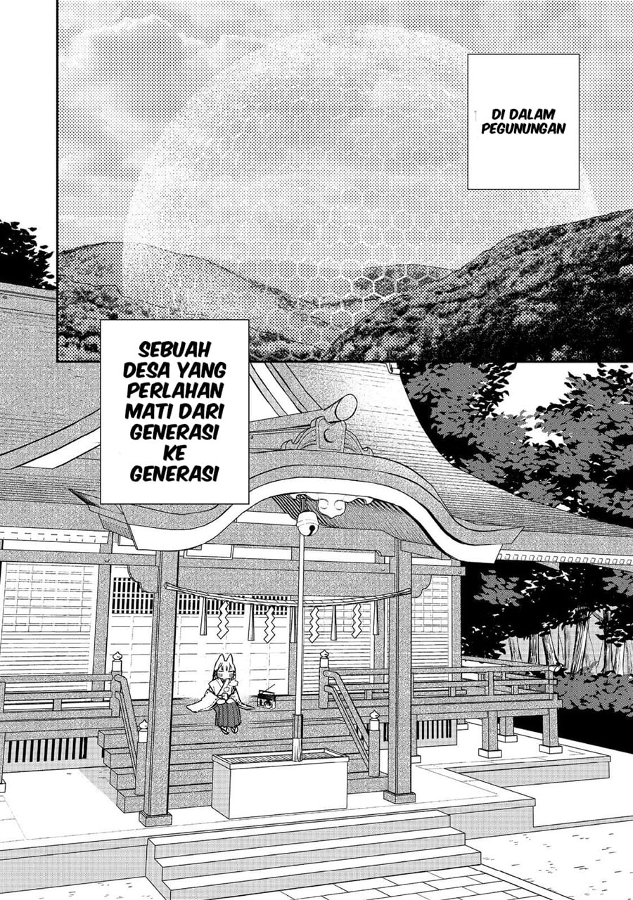 Baca Okitsune-sama ni Onegai! ~Haison ni Nokotteta Kami-sama ga Fantasy-ka Shita Gendaishakai ni Hourikomaretara Saikyou Datta~ - Chapter 1 halaman 4