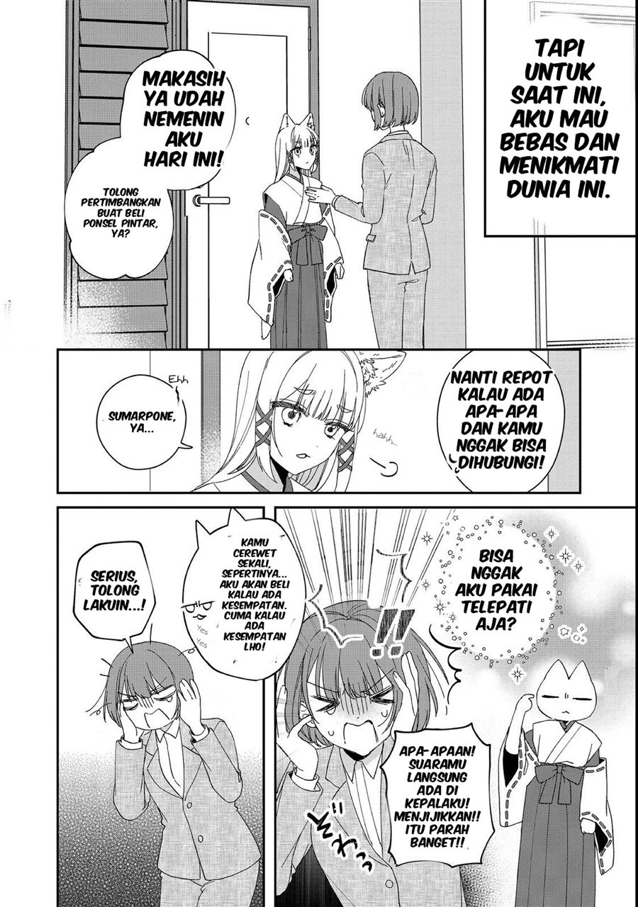 Baca Okitsune-sama ni Onegai! ~Haison ni Nokotteta Kami-sama ga Fantasy-ka Shita Gendaishakai ni Hourikomaretara Saikyou Datta~ - Chapter 4 halaman 18