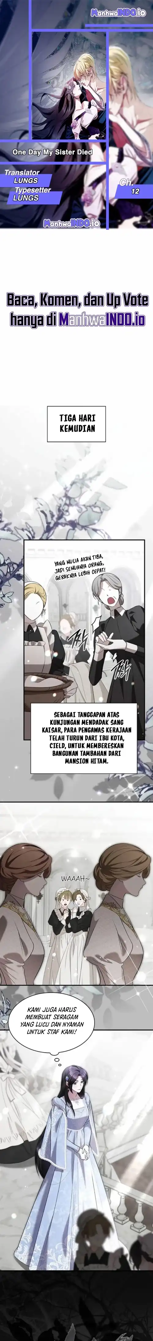 Baca One Day, My Sister Died - Chapter 12 halaman 1