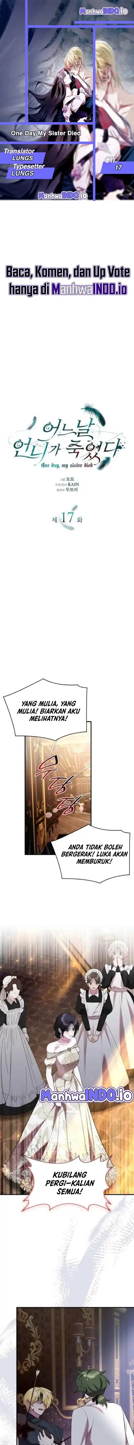 Baca One Day, My Sister Died - Chapter 17 halaman 1
