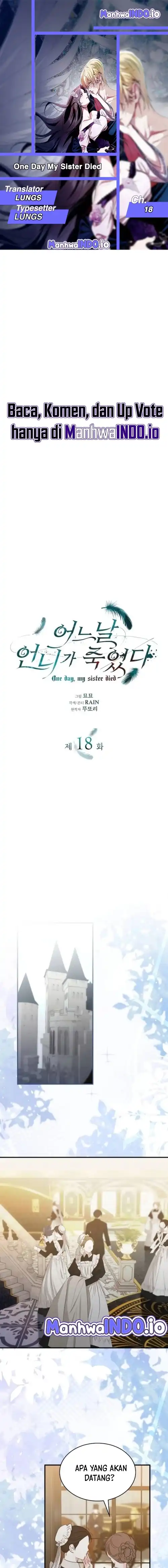 Baca One Day, My Sister Died - Chapter 18 halaman 1