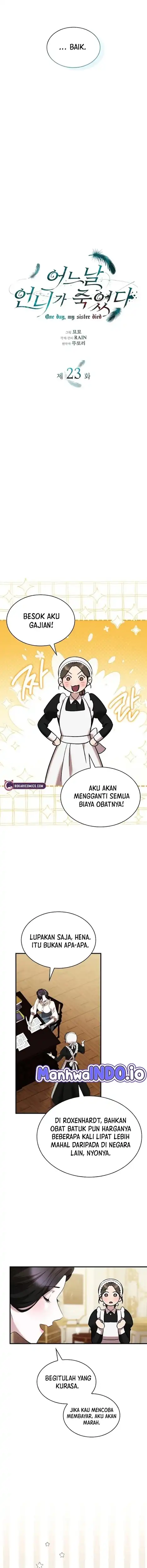 Baca One Day, My Sister Died - Chapter 23 halaman 3
