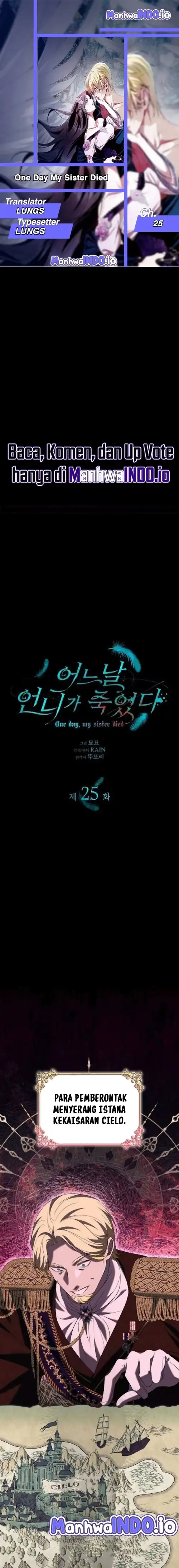 Baca One Day, My Sister Died - Chapter 25 halaman 1