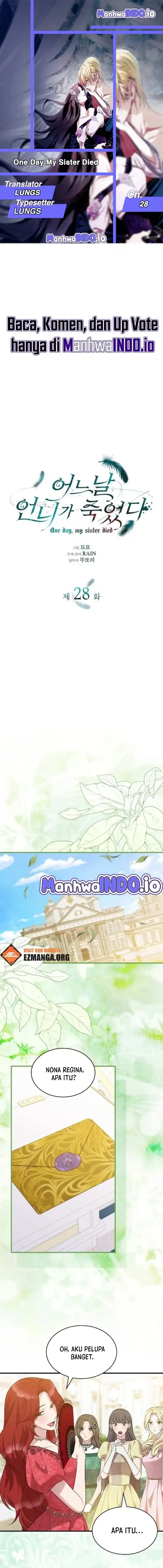 Baca One Day, My Sister Died - Chapter 28 halaman 1
