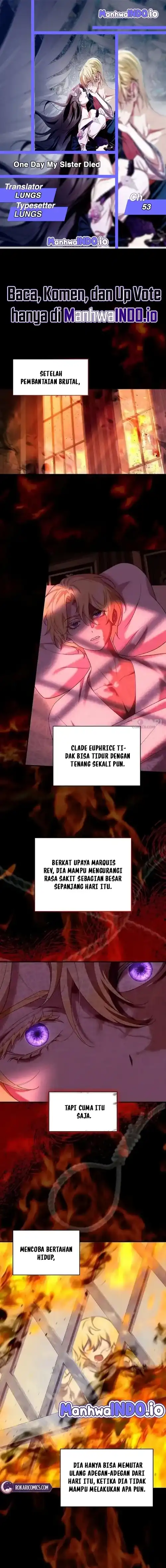 Baca One Day, My Sister Died - Chapter 53 halaman 1