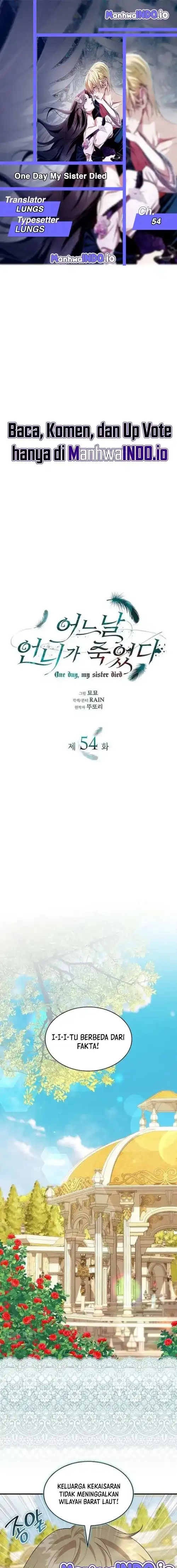 Baca One Day, My Sister Died - Chapter 54 halaman 1