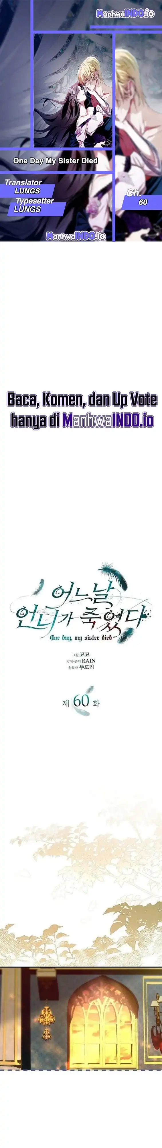 Baca One Day, My Sister Died - Chapter 60 halaman 1