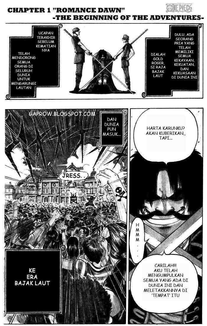 Baca One Piece - Chapter 1 halaman 1
