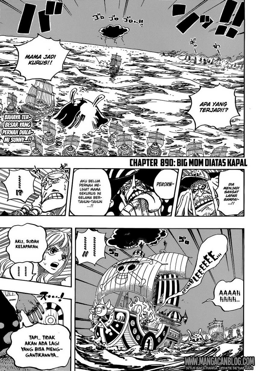 Baca One Piece - Chapter 890 halaman 3