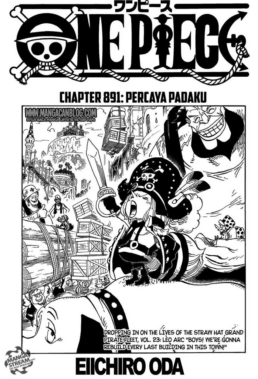 Baca One Piece - Chapter 891 halaman 1