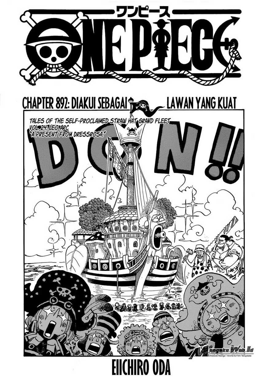 Baca One Piece - Chapter 892 halaman 3