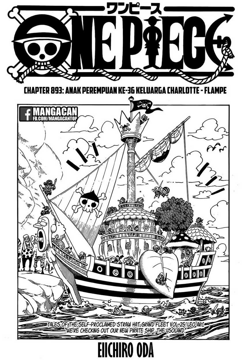 Baca One Piece - Chapter 893 halaman 1