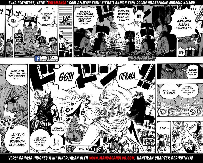 Baca One Piece - Chapter 897 halaman 15