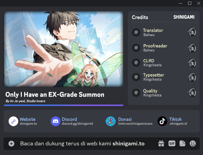 Baca Only I Have An EX-Grade Summon - Chapter 18 halaman 1