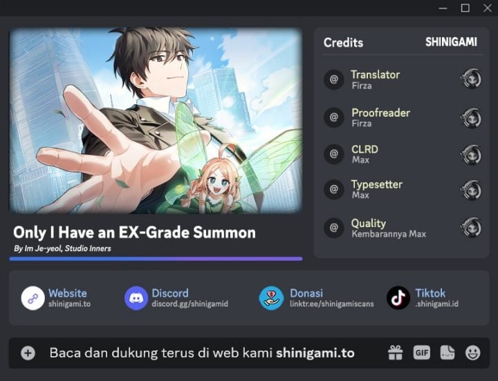 Baca Only I Have An EX-Grade Summon - Chapter 25 halaman 1