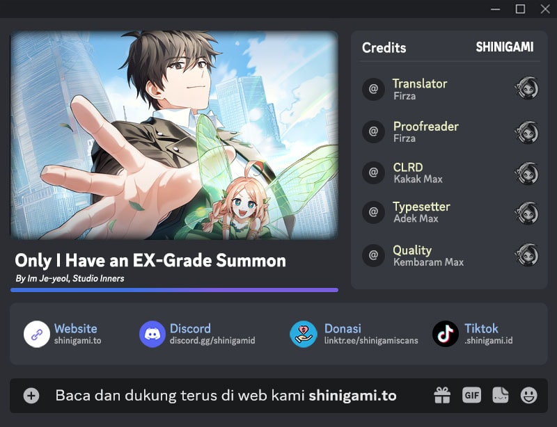Baca Only I Have An EX-Grade Summon Chapter 35 Bahasa Indonesia page 6