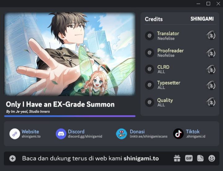 Baca Only I Have An EX-Grade Summon - Chapter 5 halaman 1