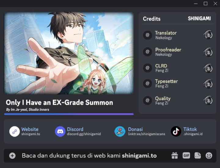 Baca Only I Have An EX-Grade Summon - Chapter 6 halaman 1