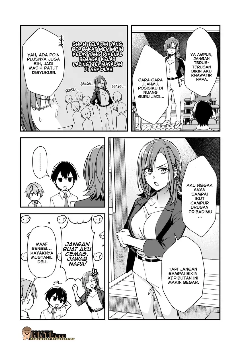 Ore ni Trauma wo Ataeta Joshi-tachi ga Chirachira Mitekuru kedo, Zannen desu ga Teokure desu chapter 32 halaman 11