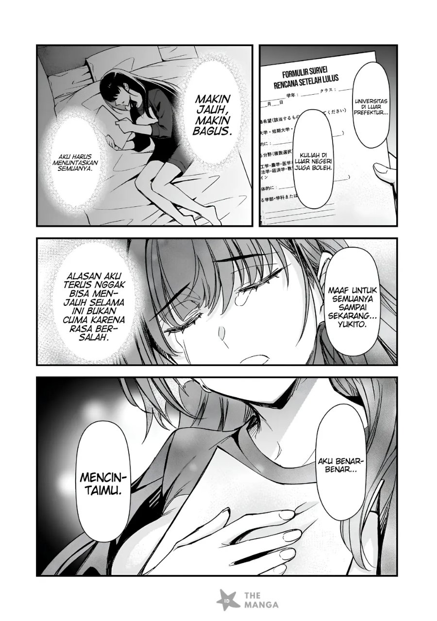 Ore ni Trauma wo Ataeta Joshi-tachi ga Chirachira Mitekuru kedo, Zannen desu ga Teokure desu Chapter 35.3 - Page 13