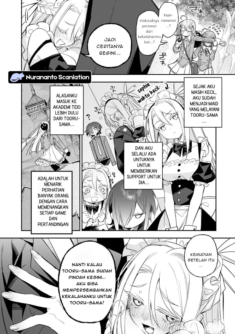 Baca Ore wa Gakuen Zunou Battle no Ensyutsuka!: Jishou Mob ga Kage kara Egaku Saikyou Shujinkou Musou Scenario - Chapter 4.1 halaman 9