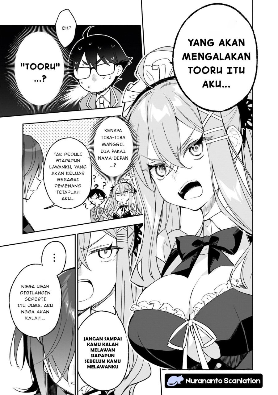 Baca Ore wa Gakuen Zunou Battle no Ensyutsuka!: Jishou Mob ga Kage kara Egaku Saikyou Shujinkou Musou Scenario - Chapter 4.2 halaman 12