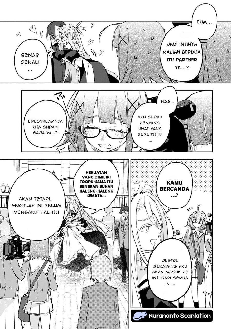 Baca Ore wa Gakuen Zunou Battle no Ensyutsuka!: Jishou Mob ga Kage kara Egaku Saikyou Shujinkou Musou Scenario - Chapter 4.2 halaman 3