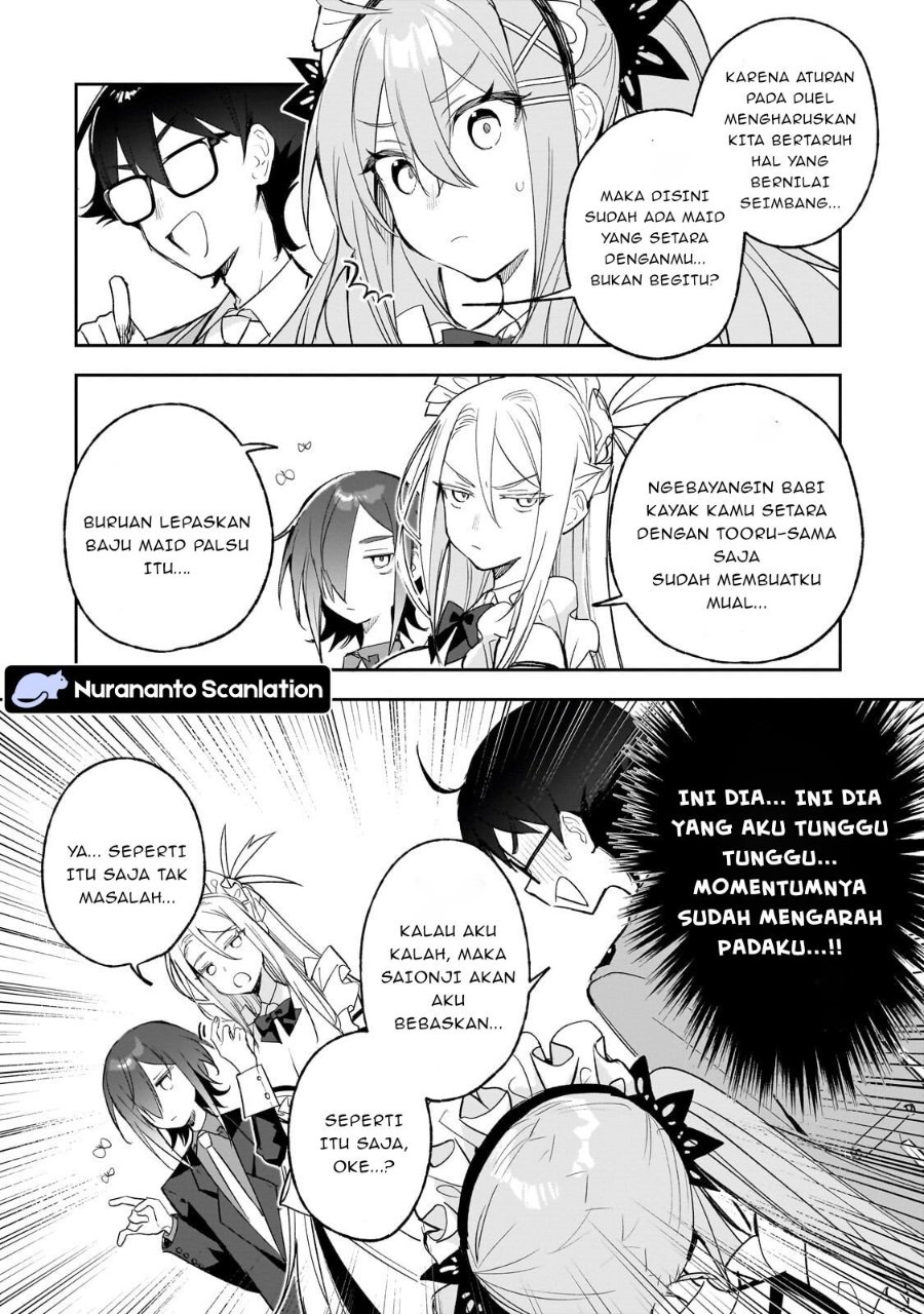 Baca Ore wa Gakuen Zunou Battle no Ensyutsuka!: Jishou Mob ga Kage kara Egaku Saikyou Shujinkou Musou Scenario - Chapter 4.2 halaman 8