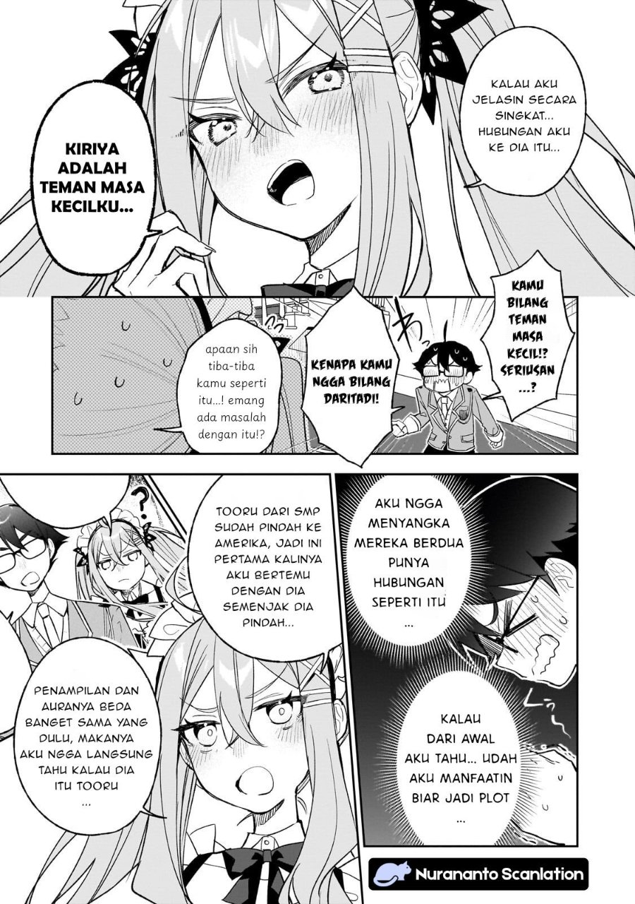 Baca Ore wa Gakuen Zunou Battle no Ensyutsuka!: Jishou Mob ga Kage kara Egaku Saikyou Shujinkou Musou Scenario - Chapter 4.3 halaman 3