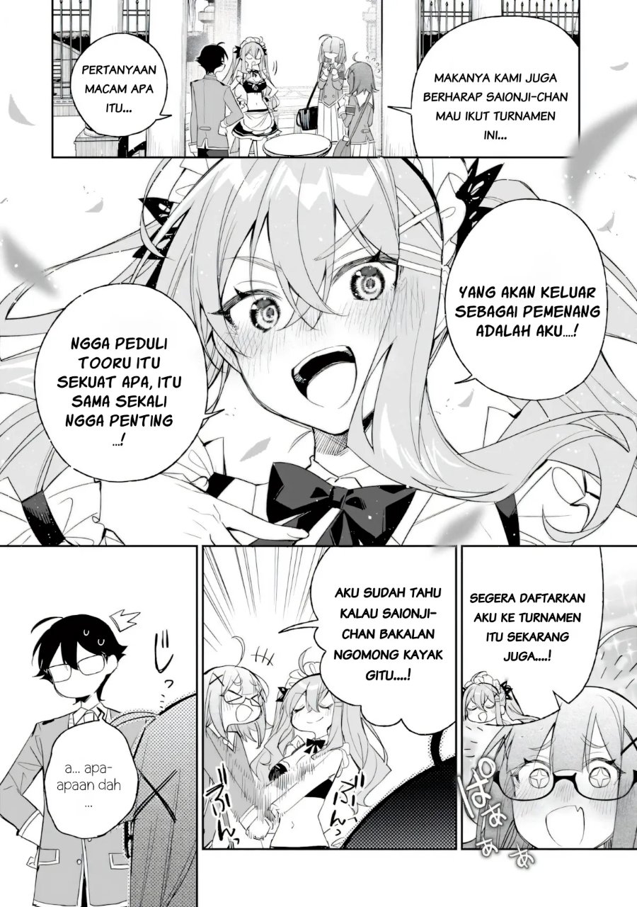 Ore wa Gakuen Zunou Battle no Ensyutsuka!: Jishou Mob ga Kage kara Egaku Saikyou Shujinkou Musou Scenario Chapter 9.1 - Page 12