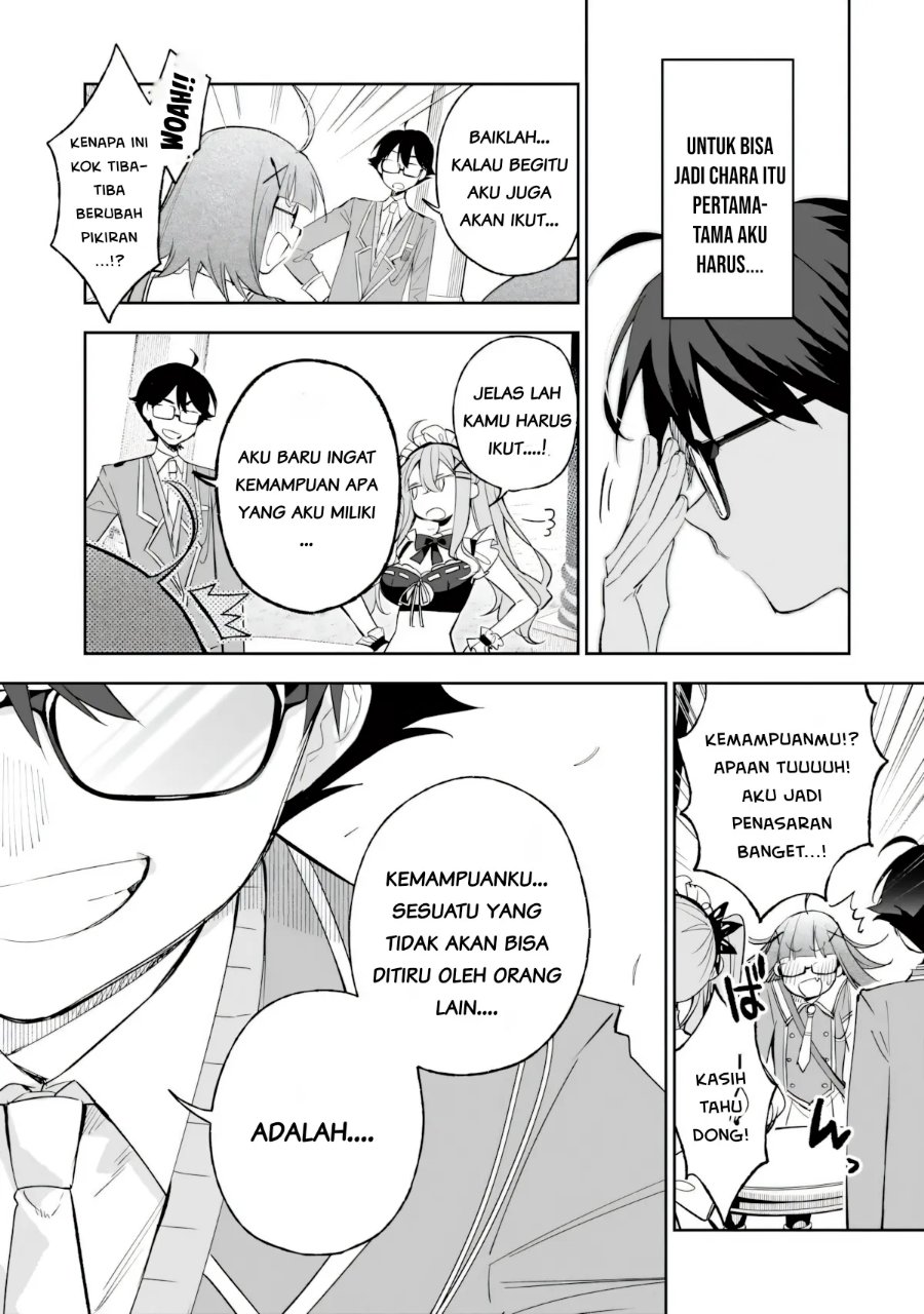 Ore wa Gakuen Zunou Battle no Ensyutsuka!: Jishou Mob ga Kage kara Egaku Saikyou Shujinkou Musou Scenario Chapter 9.1 - Page 15