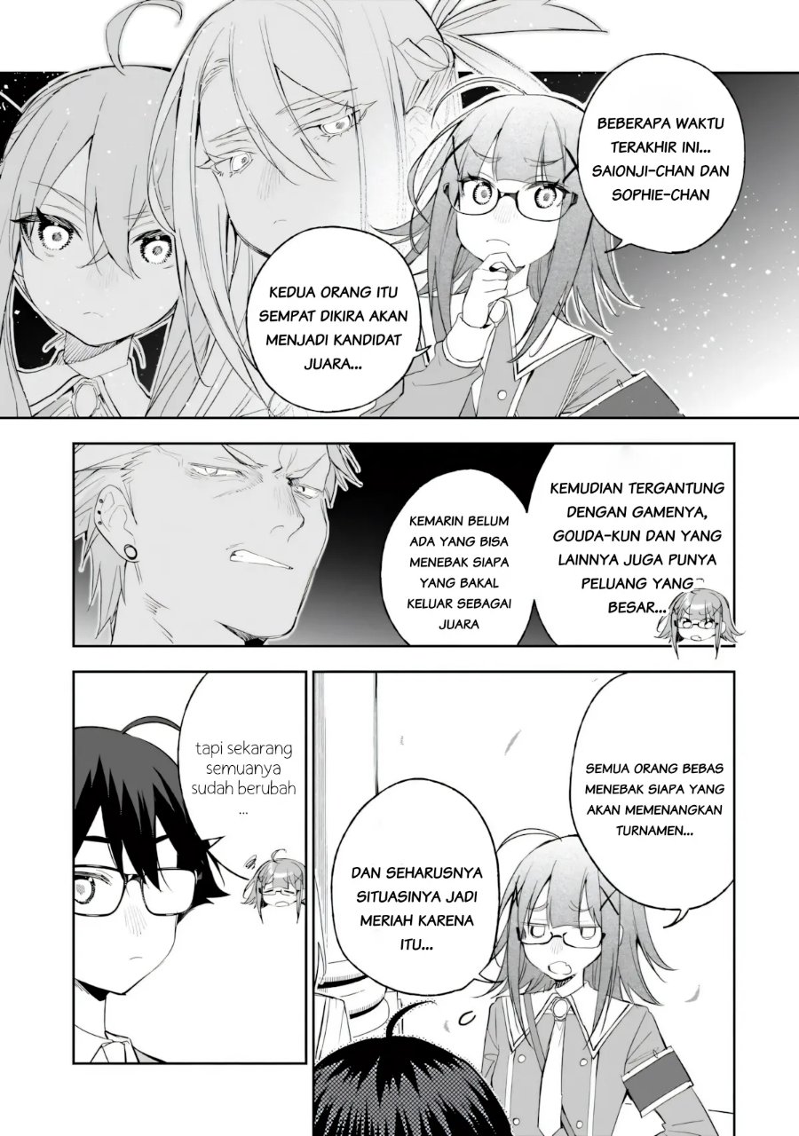 Ore wa Gakuen Zunou Battle no Ensyutsuka!: Jishou Mob ga Kage kara Egaku Saikyou Shujinkou Musou Scenario Chapter 9.1 - Page 9