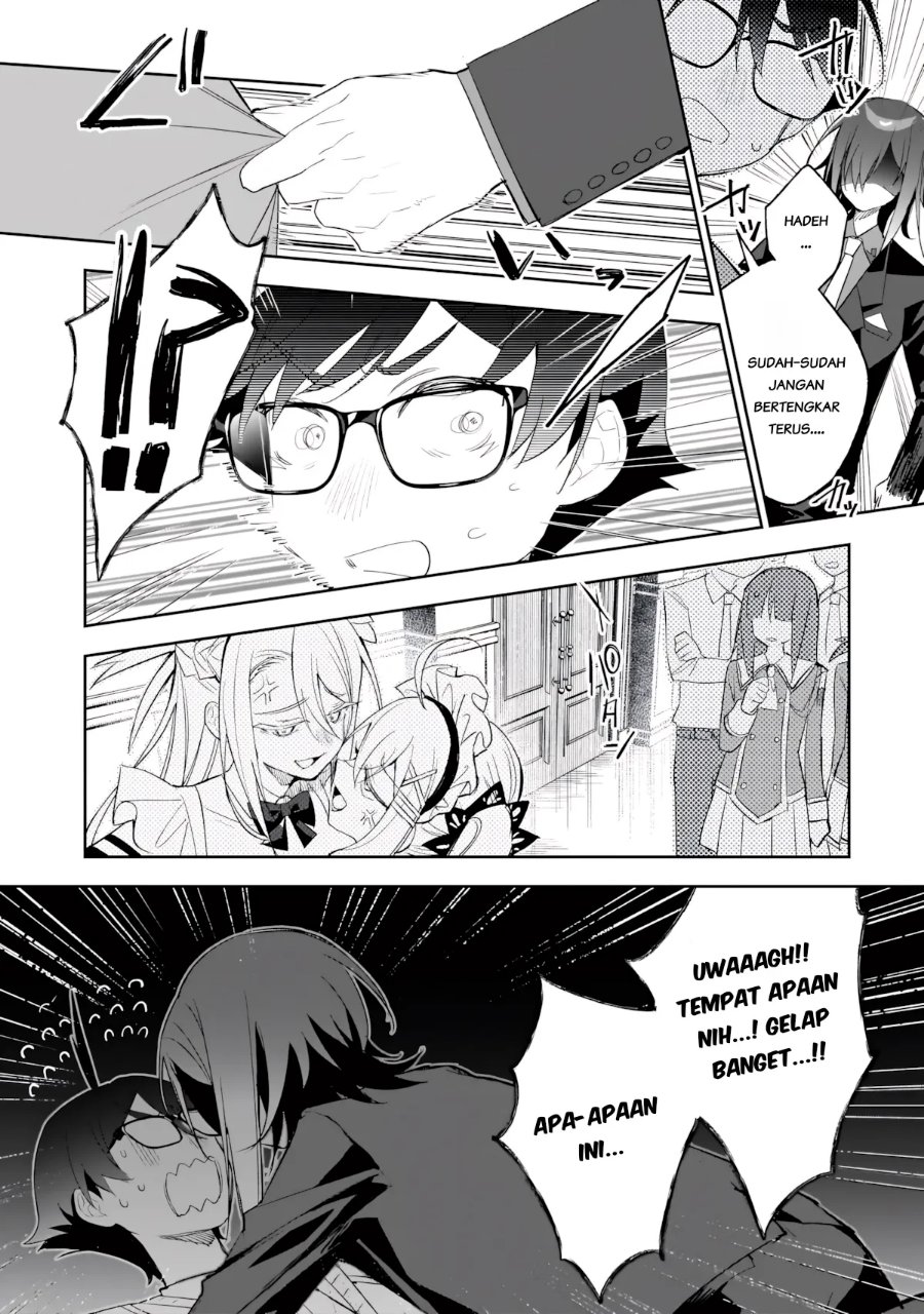 Ore wa Gakuen Zunou Battle no Ensyutsuka!: Jishou Mob ga Kage kara Egaku Saikyou Shujinkou Musou Scenario Chapter 9.2 - Page 14