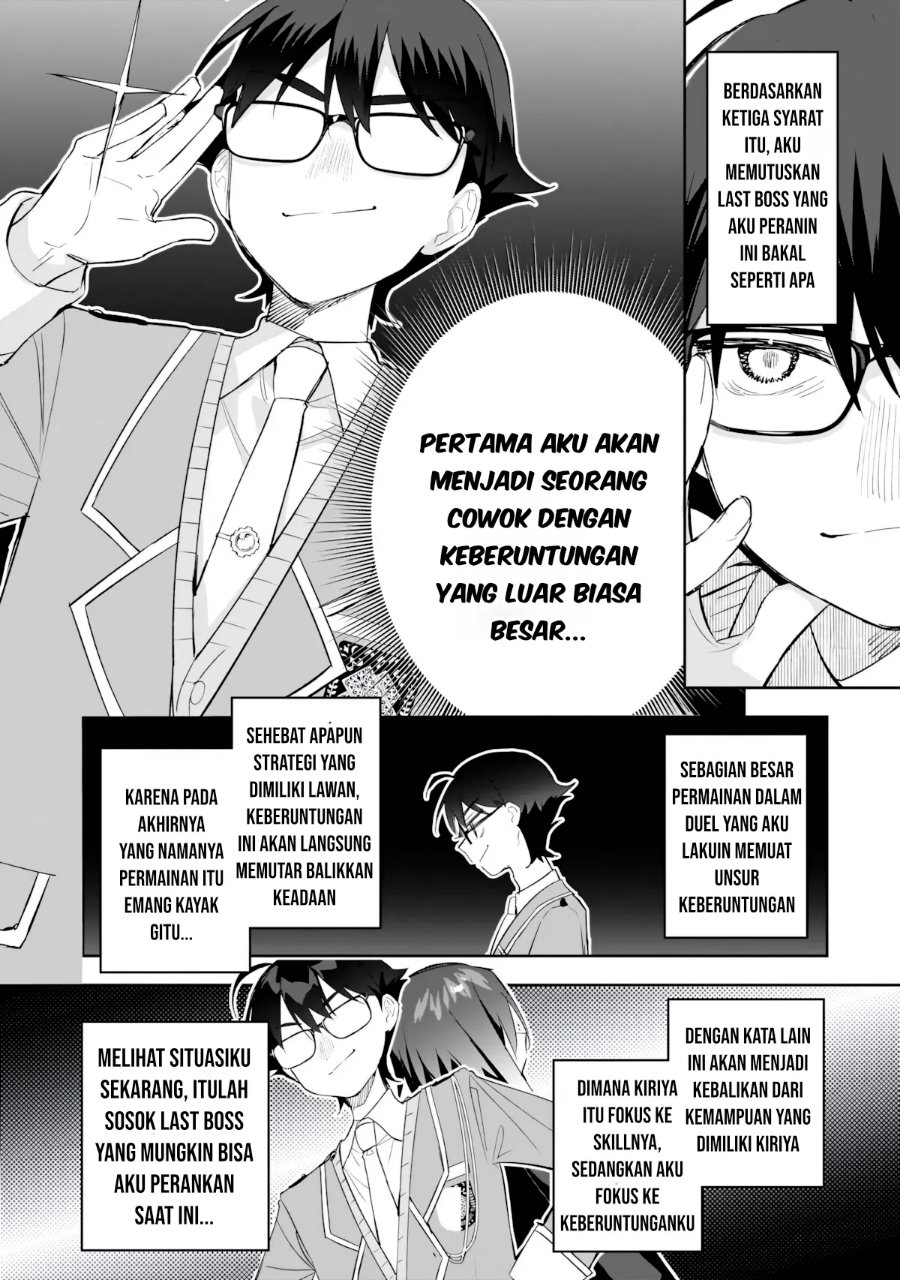 Ore wa Gakuen Zunou Battle no Ensyutsuka!: Jishou Mob ga Kage kara Egaku Saikyou Shujinkou Musou Scenario Chapter 9.2 - Page 8