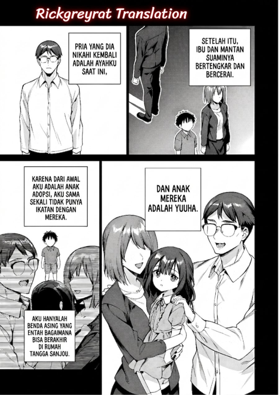 Ore wa Gimai ni Uso wo Tsuku ~Chi no Tsunaganai Imouto wo Ore ga Hikitoru Koto ni Shita~ Chapter 1 - Page 44