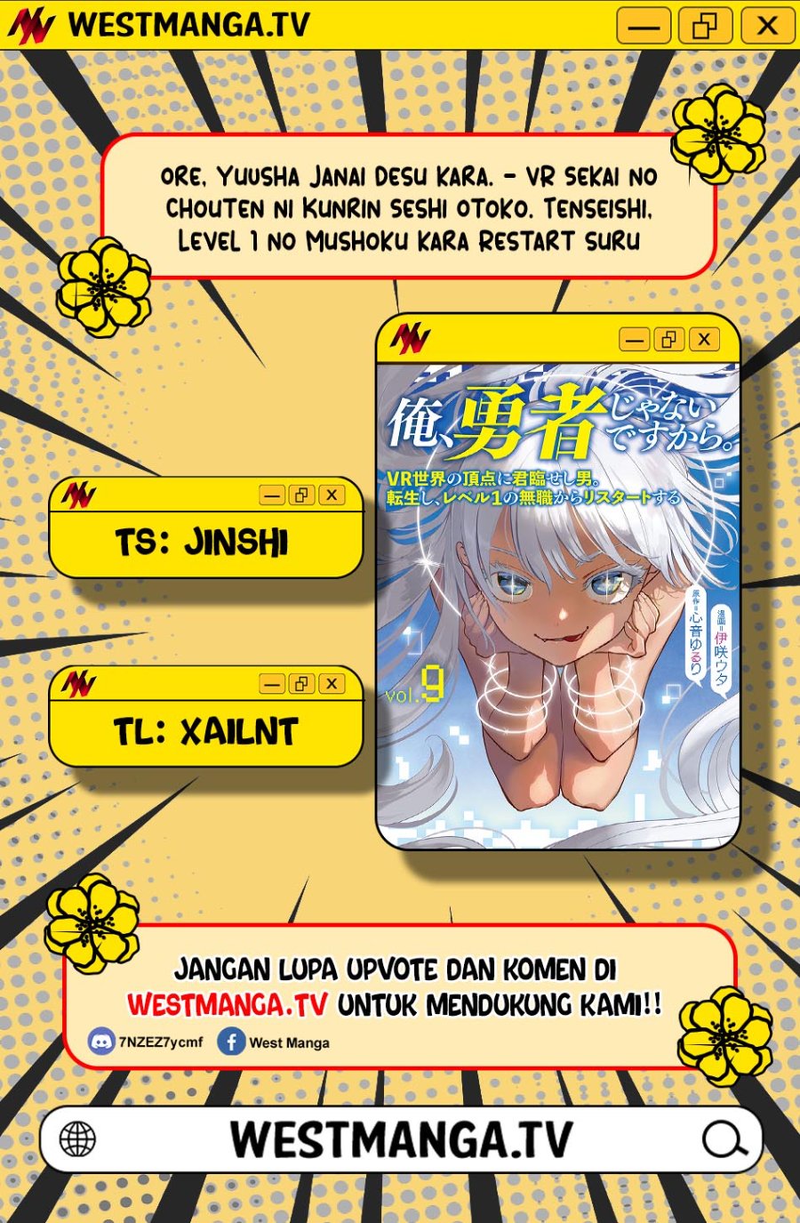 Baca Ore, Yuusha janai desu kara. – VR Sekai no Chouten ni Kunrin Seshi Otoko. Tenseishi, Level 1 no Mushoku kara Restart suru - Chapter 50 halaman 3