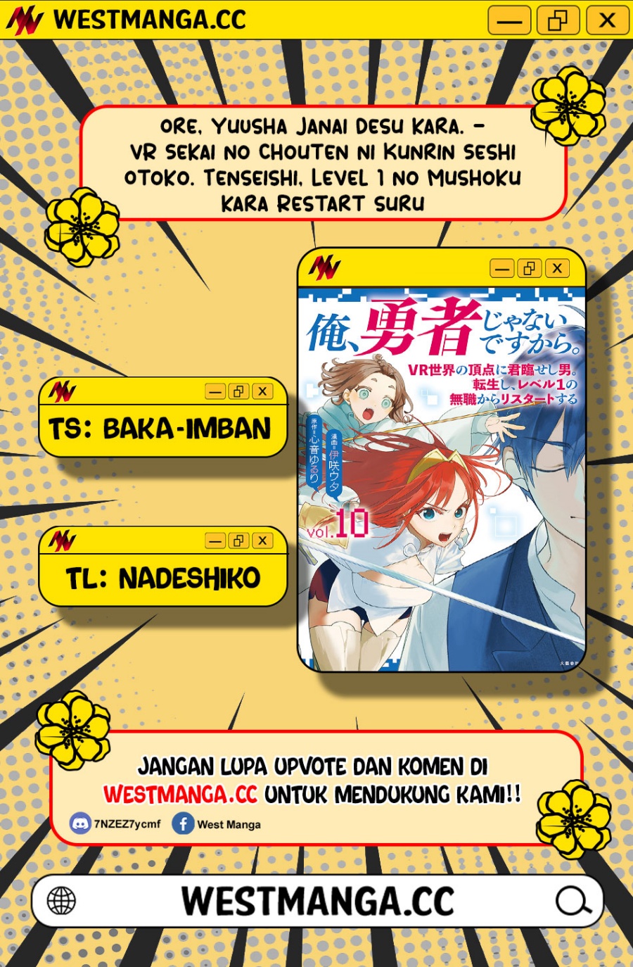 Baca Ore, Yuusha janai desu kara. – VR Sekai no Chouten ni Kunrin Seshi Otoko. Tenseishi, Level 1 no Mushoku kara Restart suru - Chapter 53 halaman 3