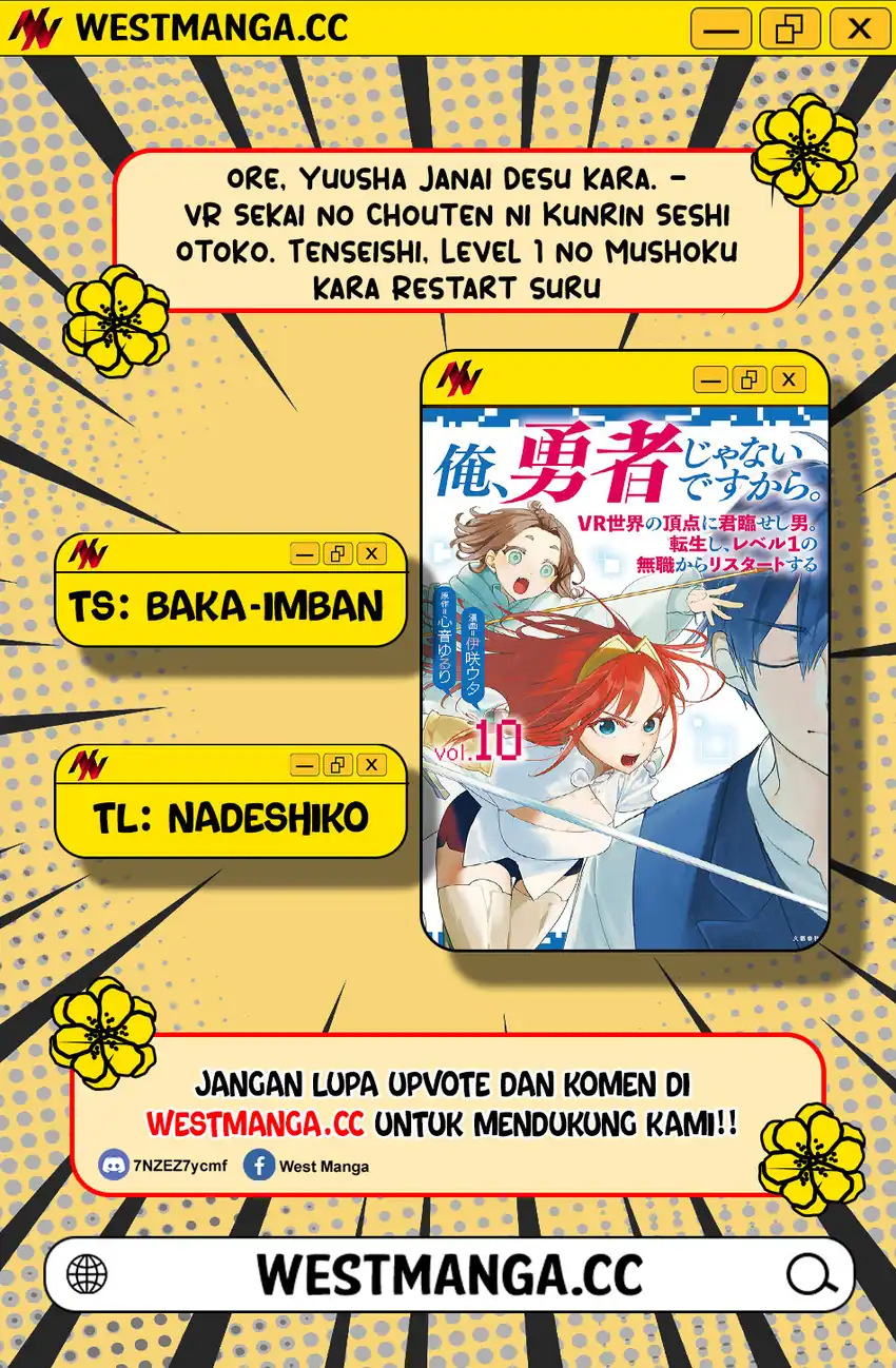 Baca Ore, Yuusha janai desu kara. – VR Sekai no Chouten ni Kunrin Seshi Otoko. Tenseishi, Level 1 no Mushoku kara Restart suru - Chapter 54 halaman 3