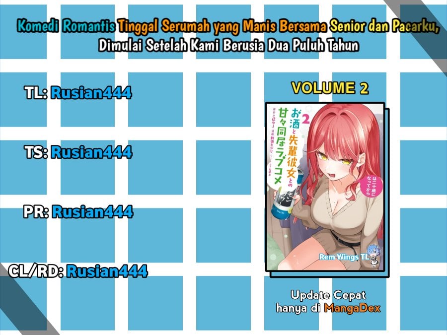 Osake to Senpai Kanojo to no Amaama Doukyo Lovecome wa Nijuusai ni Natte kara Chapter 5 - Page 1