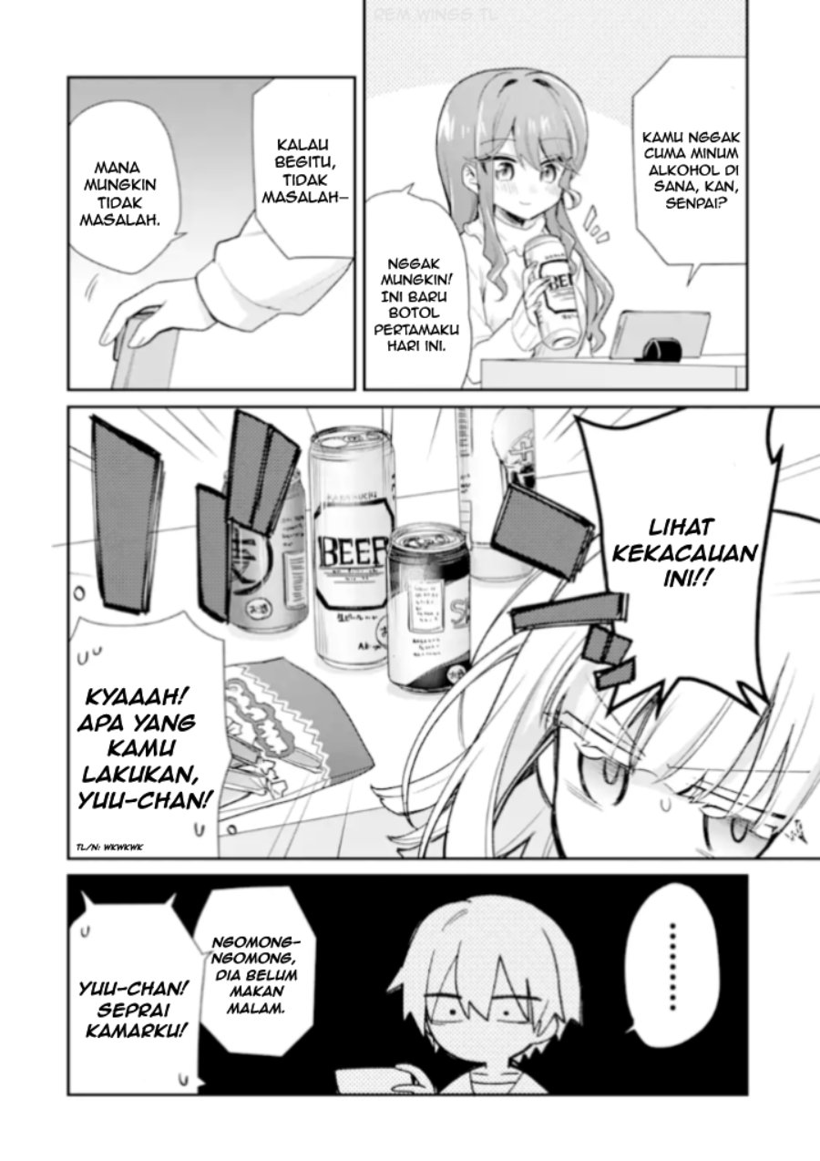 Osake to Senpai Kanojo to no Amaama Doukyo Lovecome wa Nijuusai ni Natte kara Chapter 6.1 - Page 15
