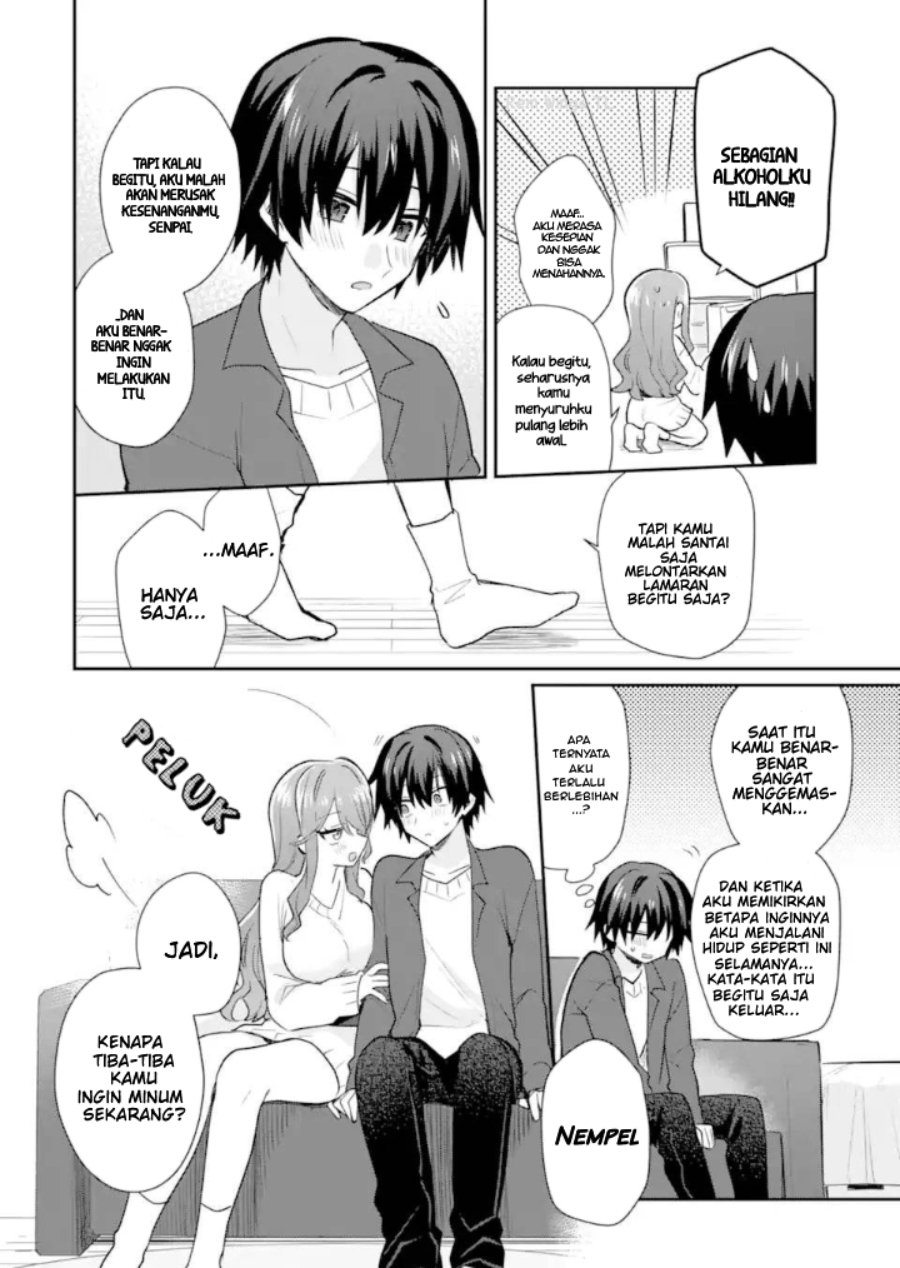 Osake to Senpai Kanojo to no Amaama Doukyo Lovecome wa Nijuusai ni Natte kara Chapter 7 - Page 14