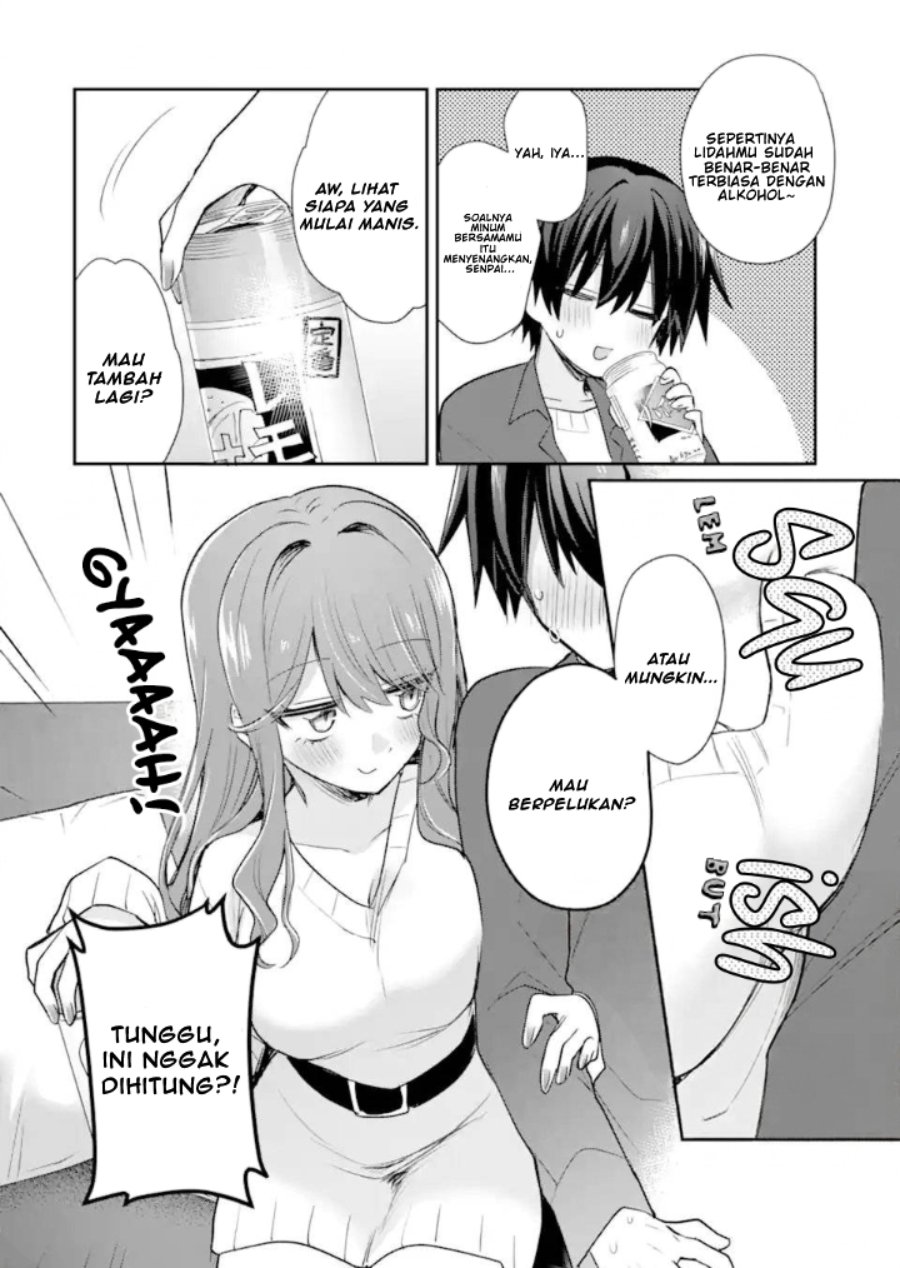 Osake to Senpai Kanojo to no Amaama Doukyo Lovecome wa Nijuusai ni Natte kara Chapter 7 - Page 17